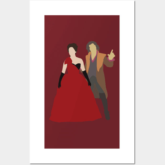 Cora and Rumplestiltskin Wall Art by eevylynn